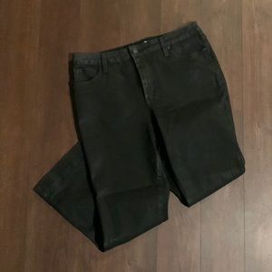 Nine West Black High Rise Kick Flare Jean